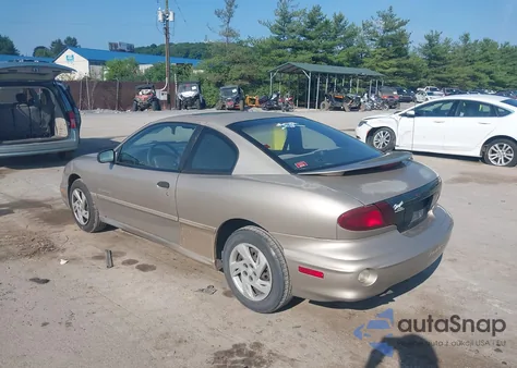 2002 Pontiac Sunfire Se from USA, damaged, VIN 1G2JB12T227187140